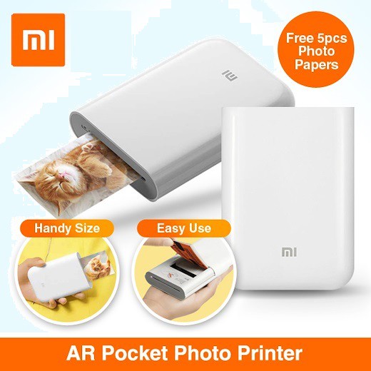 Xiaomi Mi Portable Photo Printer - Mini Pocket Size –
